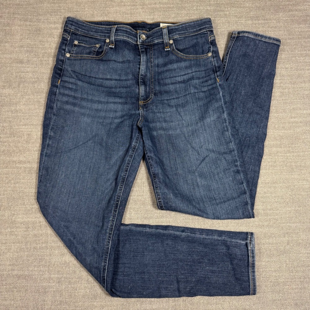 Rag & Bone Nina High-Rise Skinny Jeans Women's Size 30 Medium Wash Stretch